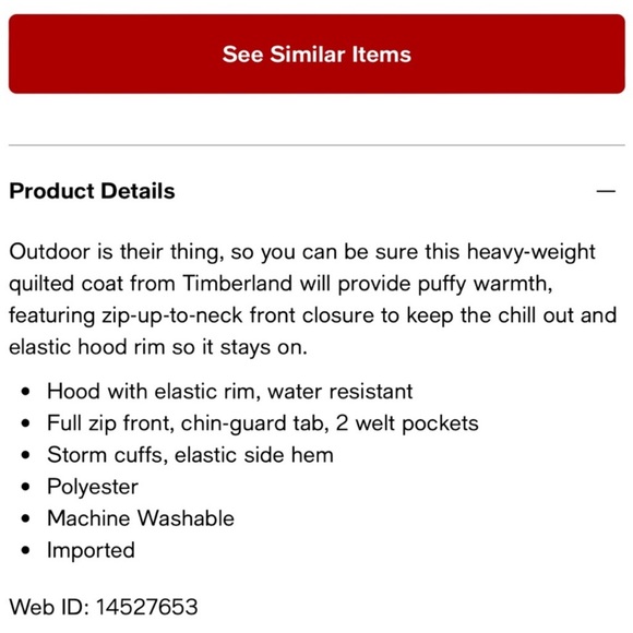 Timberland Toddler Puffer Coat - Picture 3 of 3